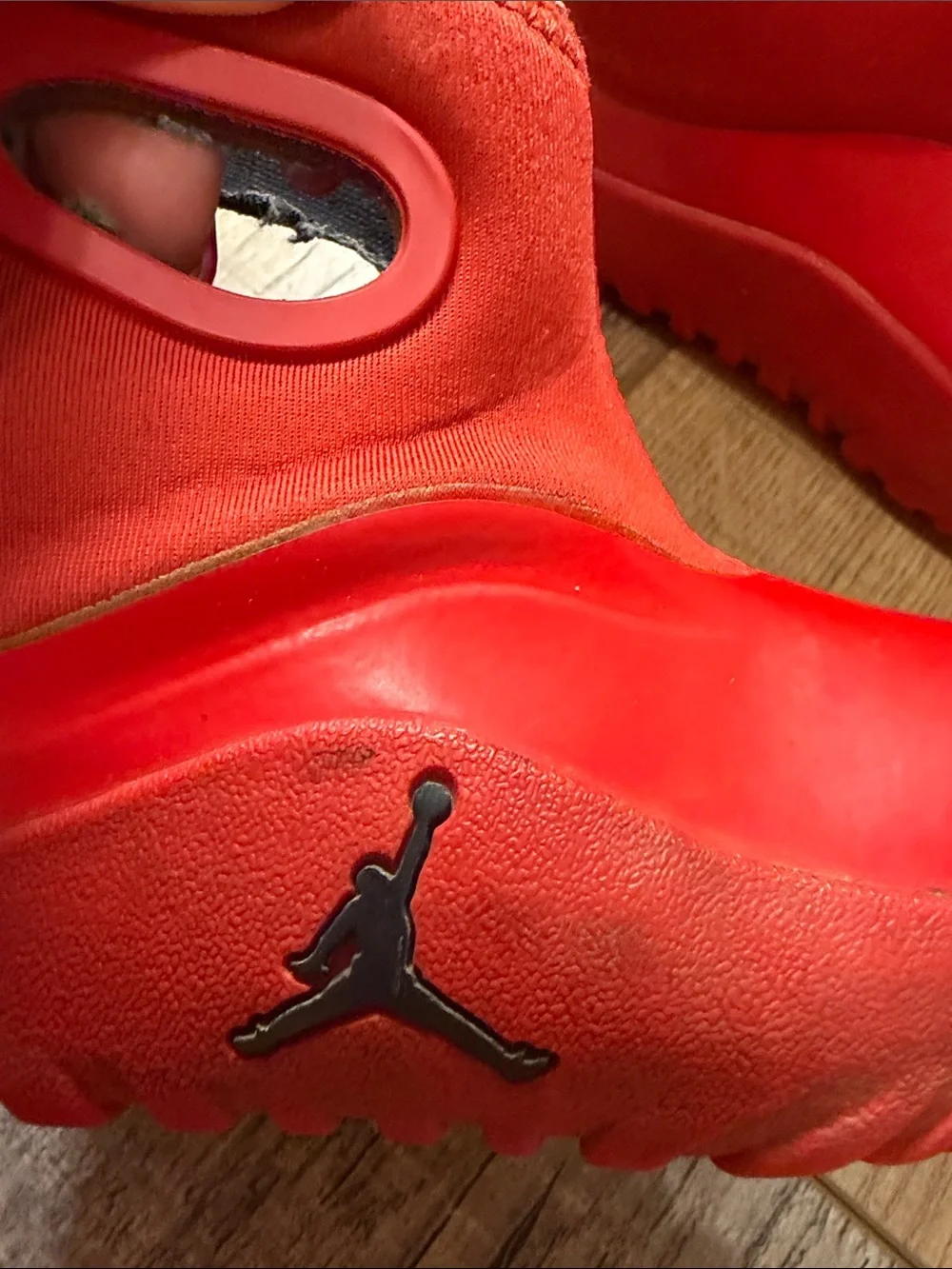 Nike Jordan Lil Drip 'Fire Red' Toddler Rain Boots Size 7C